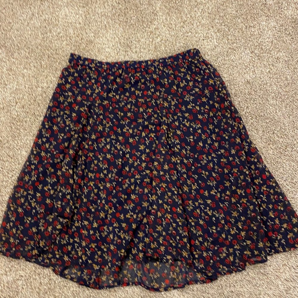 Old Navy Floral Layered Skirt